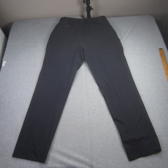 Polo Ralph Lauren Suit Mens 46Lx39W Navy Striped Modern Fit Jacket Pants 2 Piece - Picture 14 of 16